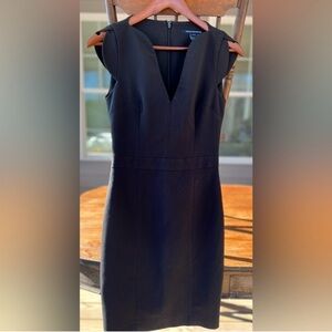 French Connection Black Sheath Mini Dress vintage